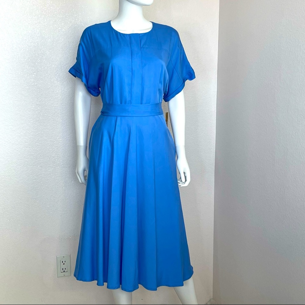 Daniel Cremieux Blue Midi Dress